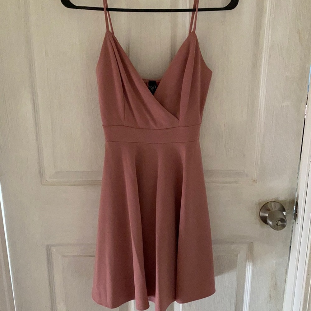 Short pink dress